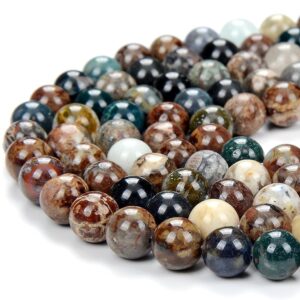 8mm Natural Ocean Jasper Gemstone Grade Aaa Round Loose Beads (d376) 8mm Natural Ocean Jasper Gemstone Grade Aaa Round Loose Beads (d376)