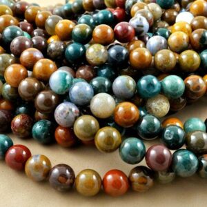 Ocean Jasper Beads (round)(smooth)(6mm)(8mm)(10mm)(16"strand) Ocean Jasper Beads (round)(smooth)(6mm)(8mm)(10mm)(16"strand)