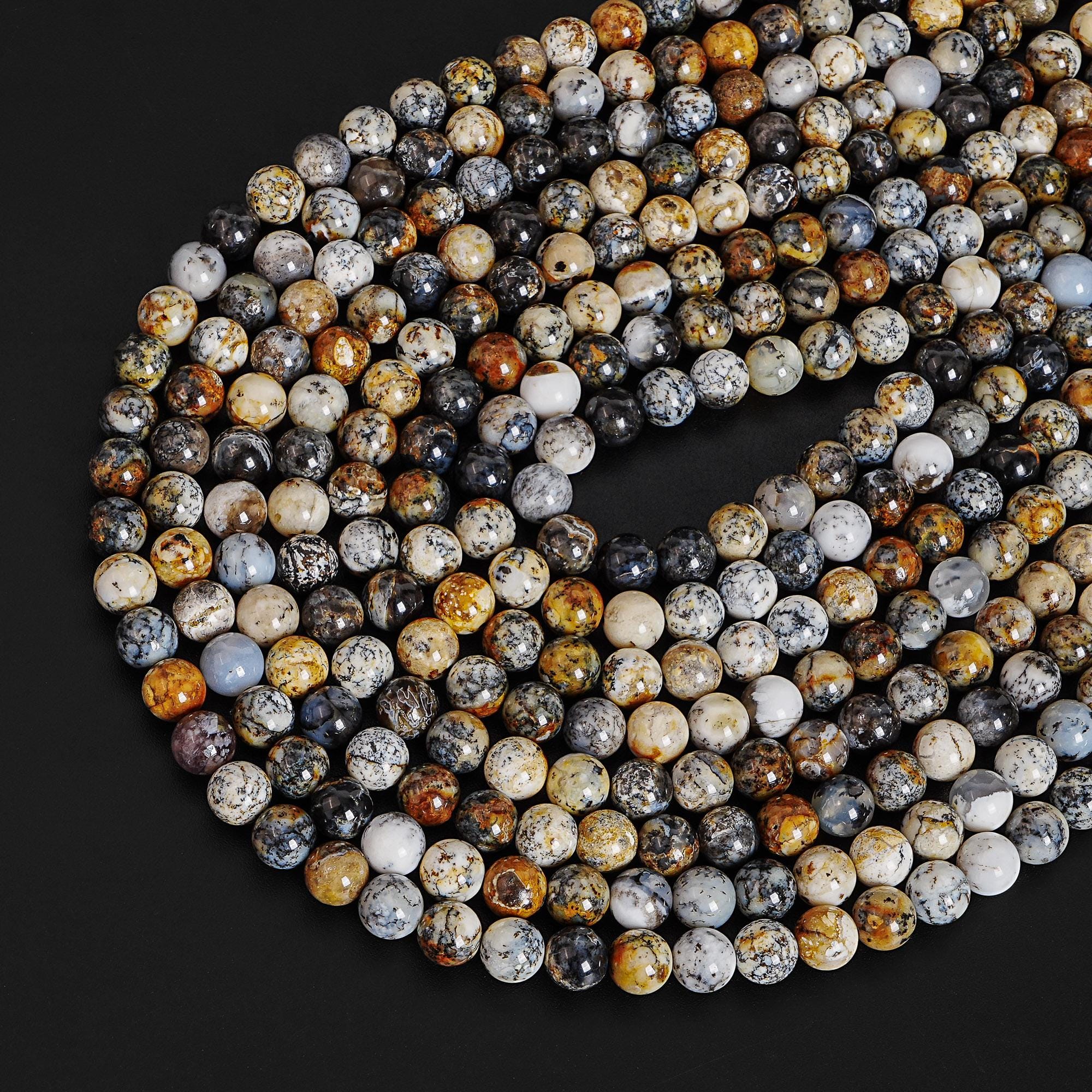 Genuine Natural Multicolor Ocean Jasper Loose Beads Grade Aa Round Shape 6mm 8mm
