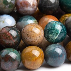 Genuine Natural Ocean Jasper Gemstone Beads 8MM Multicolor Round AAA Quality Loose Beads (103000) Genuine Natural Ocean Jasper Gemstone Beads 8MM Multicolor Round AAA Quality Loose Beads (103000)