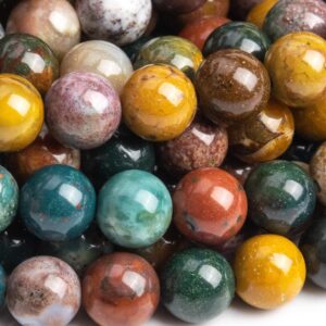 Genuine Natural Ocean Jasper Gemstone Beads 6mm Multicolor Round Aaa Quality Loose Beads (102999) Genuine Natural Ocean Jasper Gemstone Beads 6mm Multicolor Round Aaa Quality Loose Beads (102999)