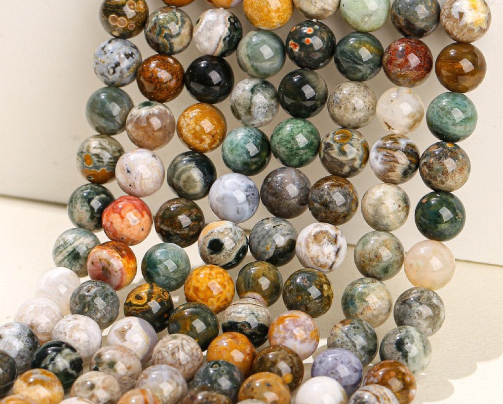 Natural Ocean Jasper Round Beads,ocean Jasper Beads,4mm 6mm 8mm 10mm 12mm Natural Smooth Beads,one Strand 15",gemstone Beads,ocean Beads Natural Ocean Jasper Round Beads,ocean Jasper Beads,4mm 6mm 8mm 10mm 12mm Natural Smooth Beads,one Strand 15",gemstone Beads,ocean Beads