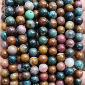 Natural Ocean Jasper Round Beads,ocean Jasper Beads,4mm 6mm 8mm 10mm 12mm Natural Smooth Beads,one Strand 15",gemstone Beads,ocean Beads Natural Ocean Jasper Round Beads,ocean Jasper Beads,4mm 6mm 8mm 10mm 12mm Natural Smooth Beads,one Strand 15",gemstone Beads,ocean Beads
