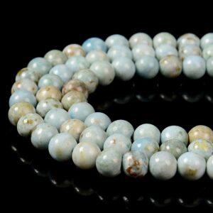 Natural Blue Ocean Jasper Gemstone Round 8mm Loose Beads (d534) Natural Blue Ocean Jasper Gemstone Round 8mm Loose Beads (d534)