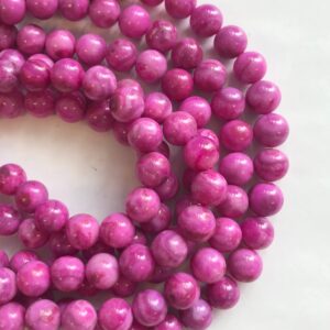 Pink Ocean Jasper 10 mm 12mm 14mm Round Gemstone Beads--15.5 inch strand Pink Ocean Jasper 10 mm 12mm 14mm Round Gemstone Beads--15.5 inch strand