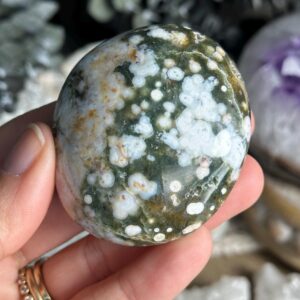 8th Vein Green Ocean Jasper Palmstone, Marovato, Jelly Oj