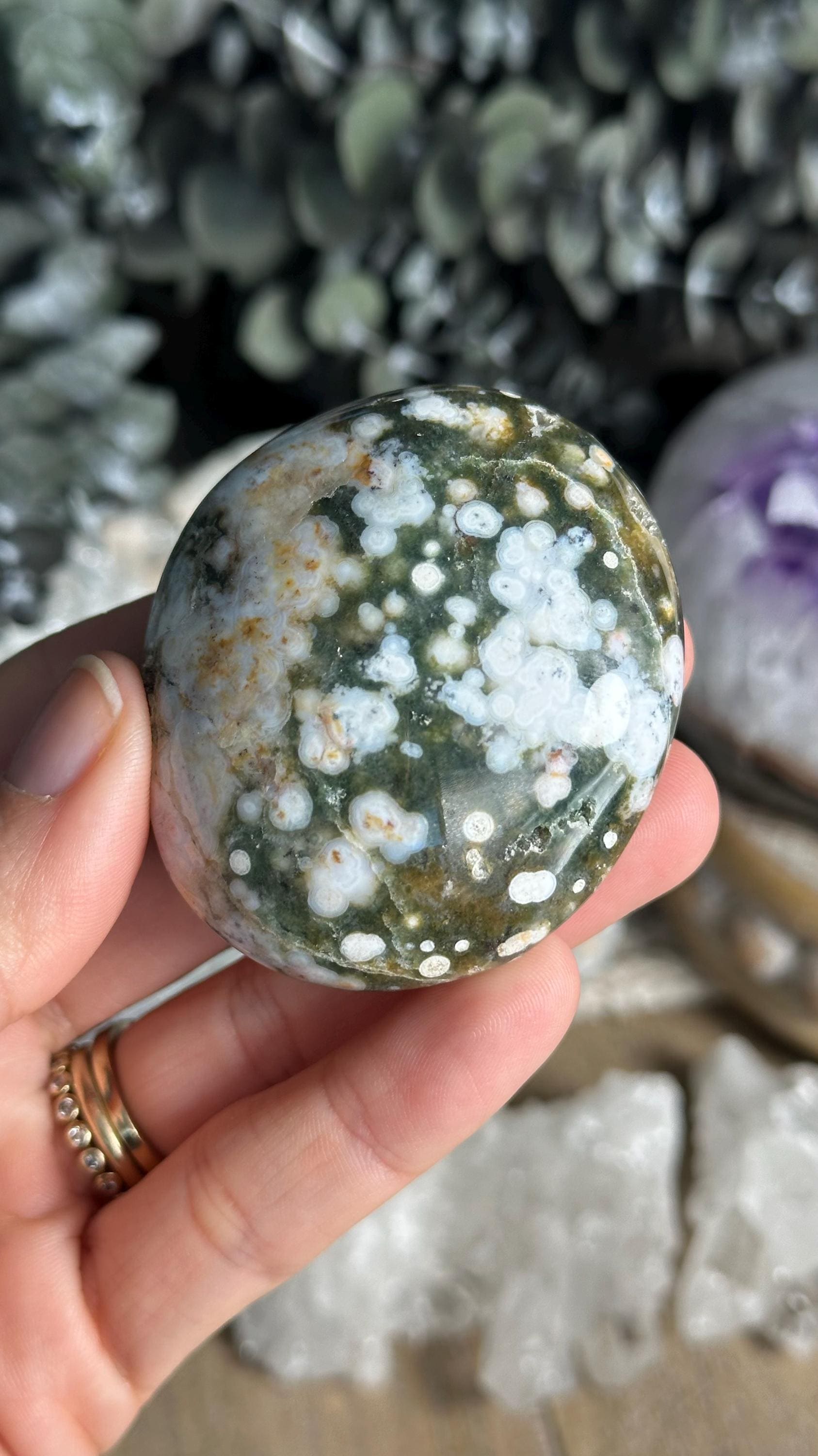 8th Vein Green Ocean Jasper Palmstone, Marovato, Jelly Oj