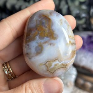 8th Vein Jelly Ocean Jasper Palmstone, Marovato, Jelly Oj