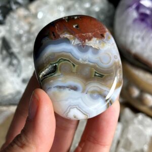 8th Vein Jelly Ocean Jasper Palmstone, Marovato, Jelly Oj