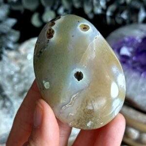 8th Vein Jelly Ocean Jasper Palmstone, Marovato, Jelly Oj