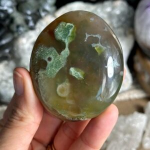 8th Vein Jelly Ocean Jasper Palmstone, Marovato, Jelly Oj