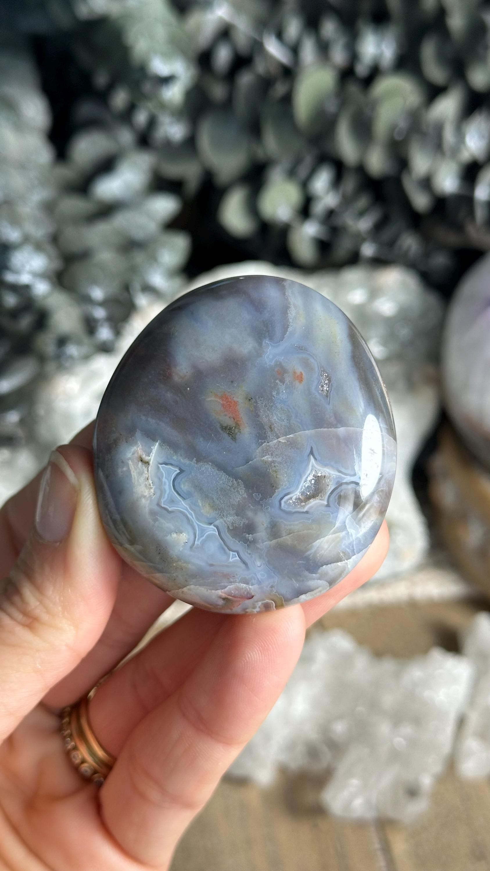 8th Vein Ocean Jasper Palmstone, Marovato, Jelly Oj
