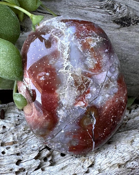 Mystical Ocean Jasper Palm Stone From Madagascar