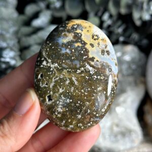 Ocean Jasper Palmstone, Spirit Jasper Palm Stone
