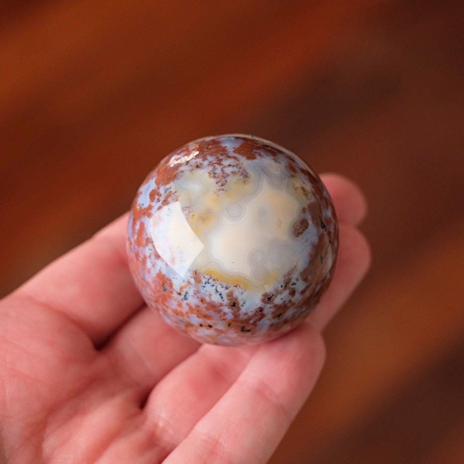 Ocean Jasper Sphere | Colourful Ocean Jasper Crystal Sphere