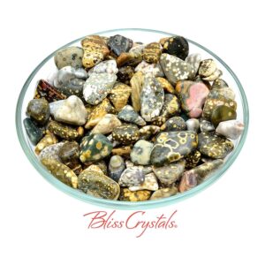 2 Ocean Jasper Tumbled Stone Aka Sea Stone, Select Size #bc100