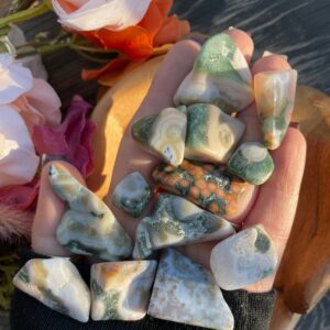 8th Vein Ocean Jasper Tumble, Ocean Jasper Tumble, Qty. 1