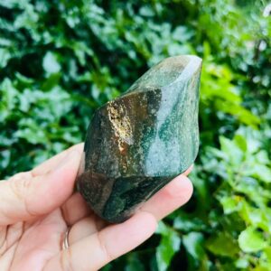 Ocean Jasper Crystal Flame (188.1g) Ocean Jasper Crystal Flame Point, Tumbled High Quality Natural Ocean Jasper Crystal Carving Gemstone