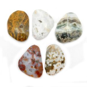 Ocean Jasper Crystal Large Tumbled Stones - Chakra - Cabochon - Metaphysical