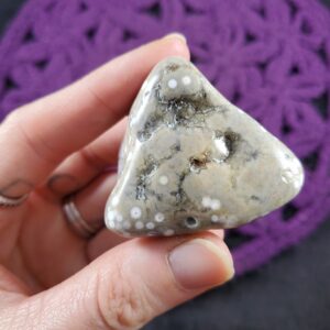 Ocean Jasper Tumbled Stone Gallet Crystal Pocket Stones Crystals Unique Orbicular A+ high quality Madagascar