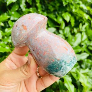 Xl Ocean Jasper Mushroom: Tumbled Crystal Gemstone (316.6g)