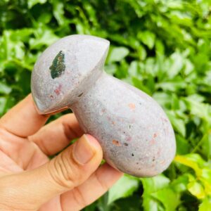Xl Ocean Jasper Mushroom Crystal: Tumbled Gemstone (266.1g)