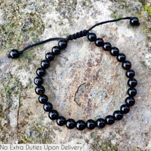 Matching Best Friend Bracelet For 2, Adjustable Black Onyx Bracelet Set, Stackable Bracelets For Women, & Men, Protection Crystal Bracelets Matching Best Friend Bracelet For 2, Adjustable Black Onyx Bracelet Set, Stackable Bracelets For Women, & Men, Protection Crystal Bracelets