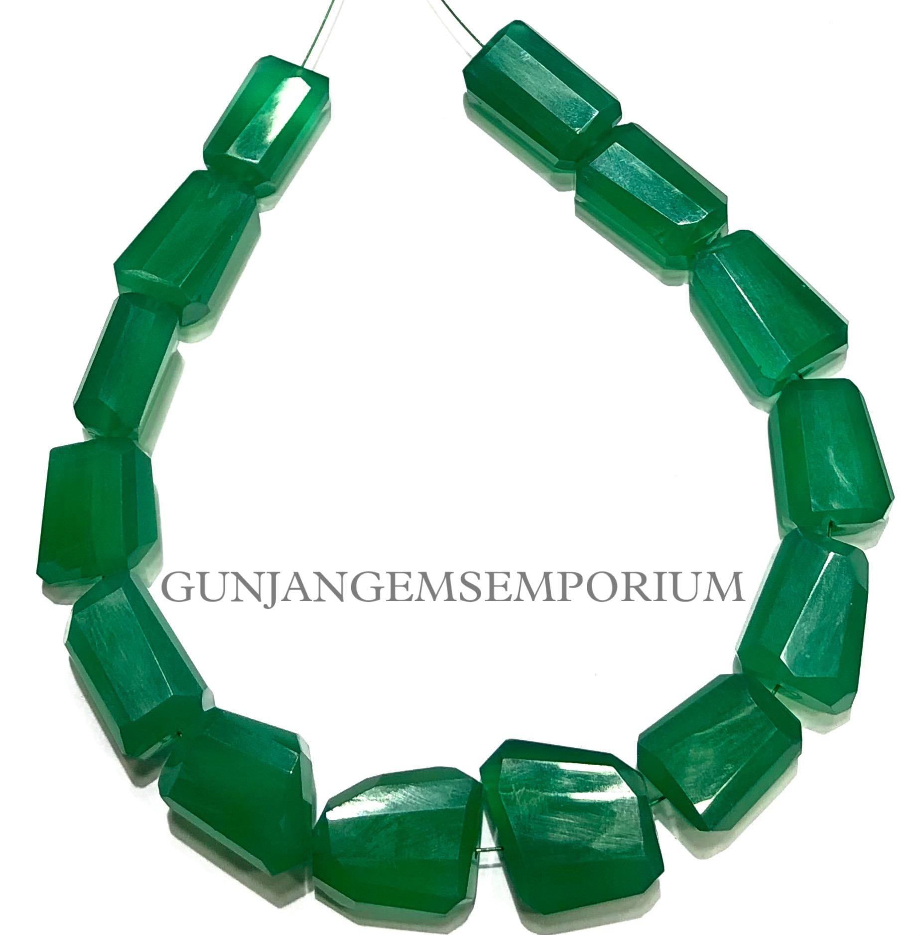 Aaa+ Green Onyx Faceted Nuggets Beads Natural Green Onyx Nuggets Laser Cut Green Onyx Beads 7” Green Onyx Bracelet Wholesale Gemstone Beads Aaa+ Green Onyx Faceted Nuggets Beads Natural Green Onyx Nuggets Laser Cut Green Onyx Beads 7” Green Onyx Bracelet Wholesale Gemstone Beads