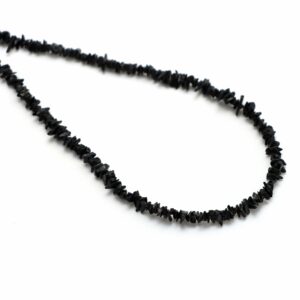 Black Onyx Smooth Chips Beads, 3.5x5.5 Mm, Black Onyx Jewelry Making Beads, Handmade Jewelry, 35 Inches Full Strand, Price Per Strand