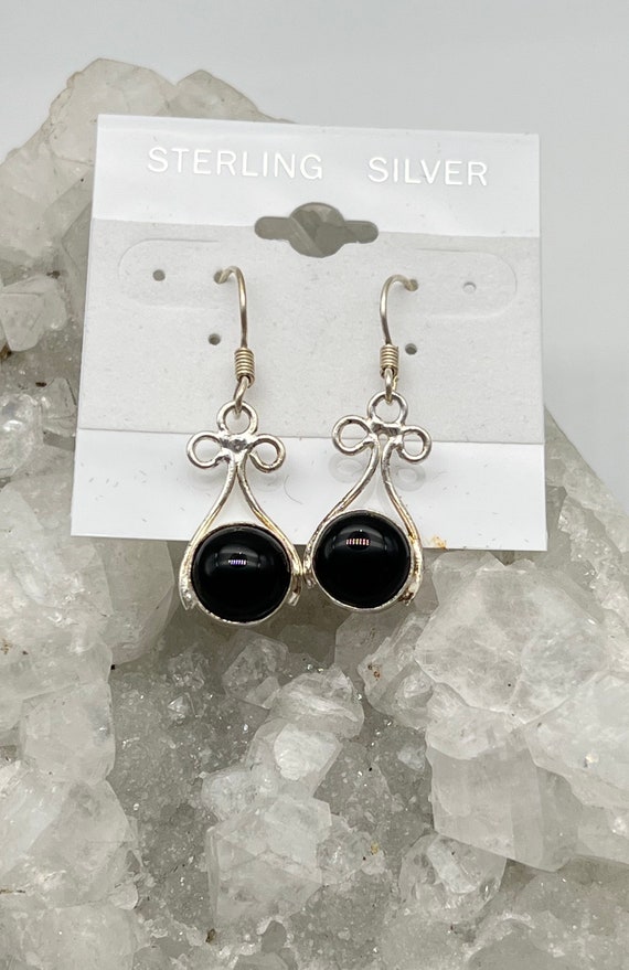 Black Onyx Earrings