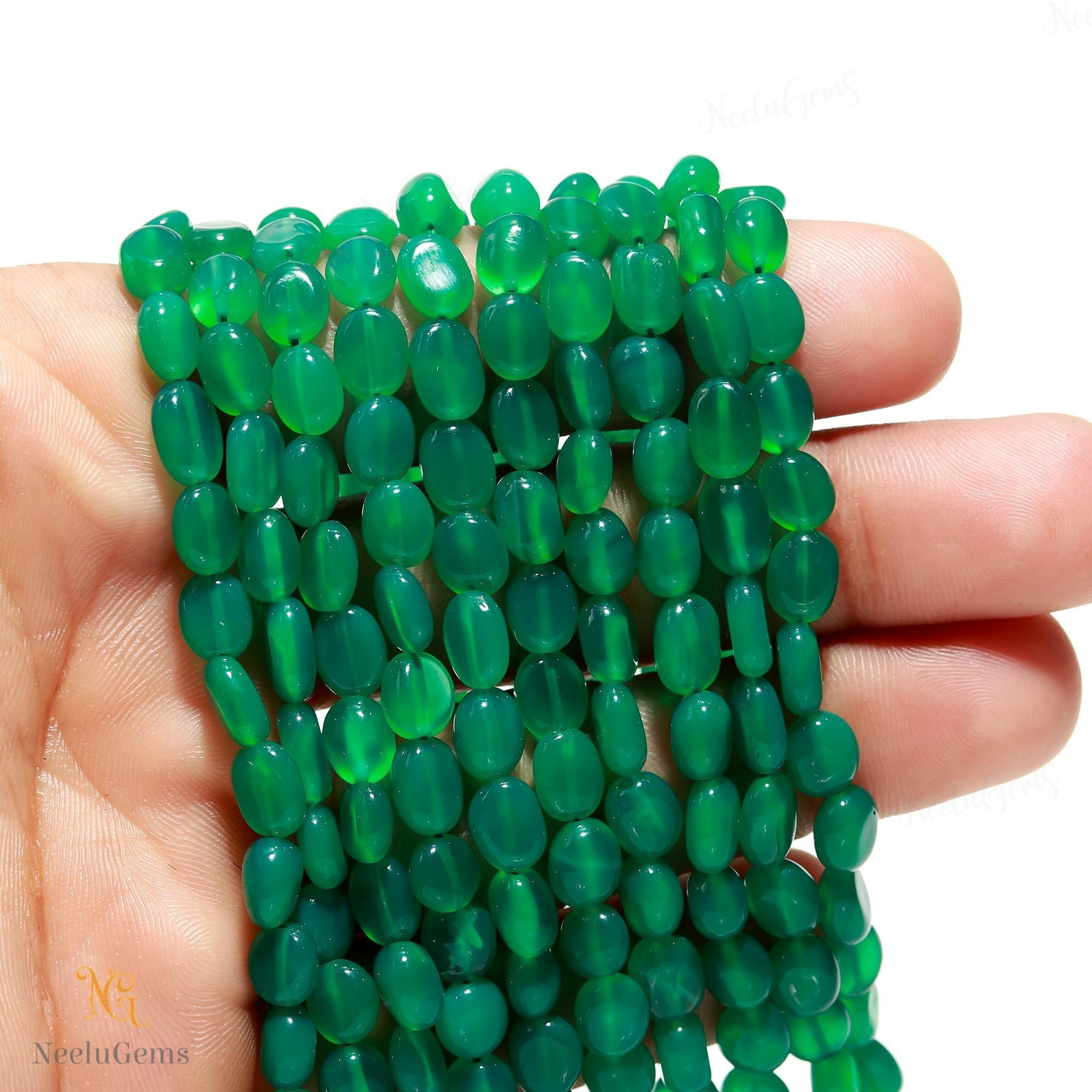 Aaa+ Green Onyx Smooth Oval Beads,natural Green Onyx Tiny Plain Oval Beads,16"gemstone Beads For Handmade Jewelry & Craft Making Aaa+ Green Onyx Smooth Oval Beads,natural Green Onyx Tiny Plain Oval Beads,16"gemstone Beads For Handmade Jewelry & Craft Making
