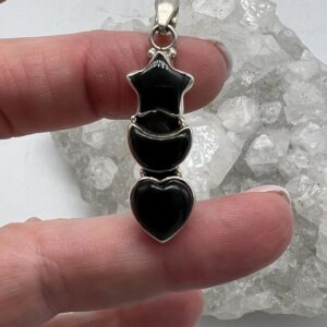 Celestial Black Onyx Pendant Celestial Black Onyx Pendant
