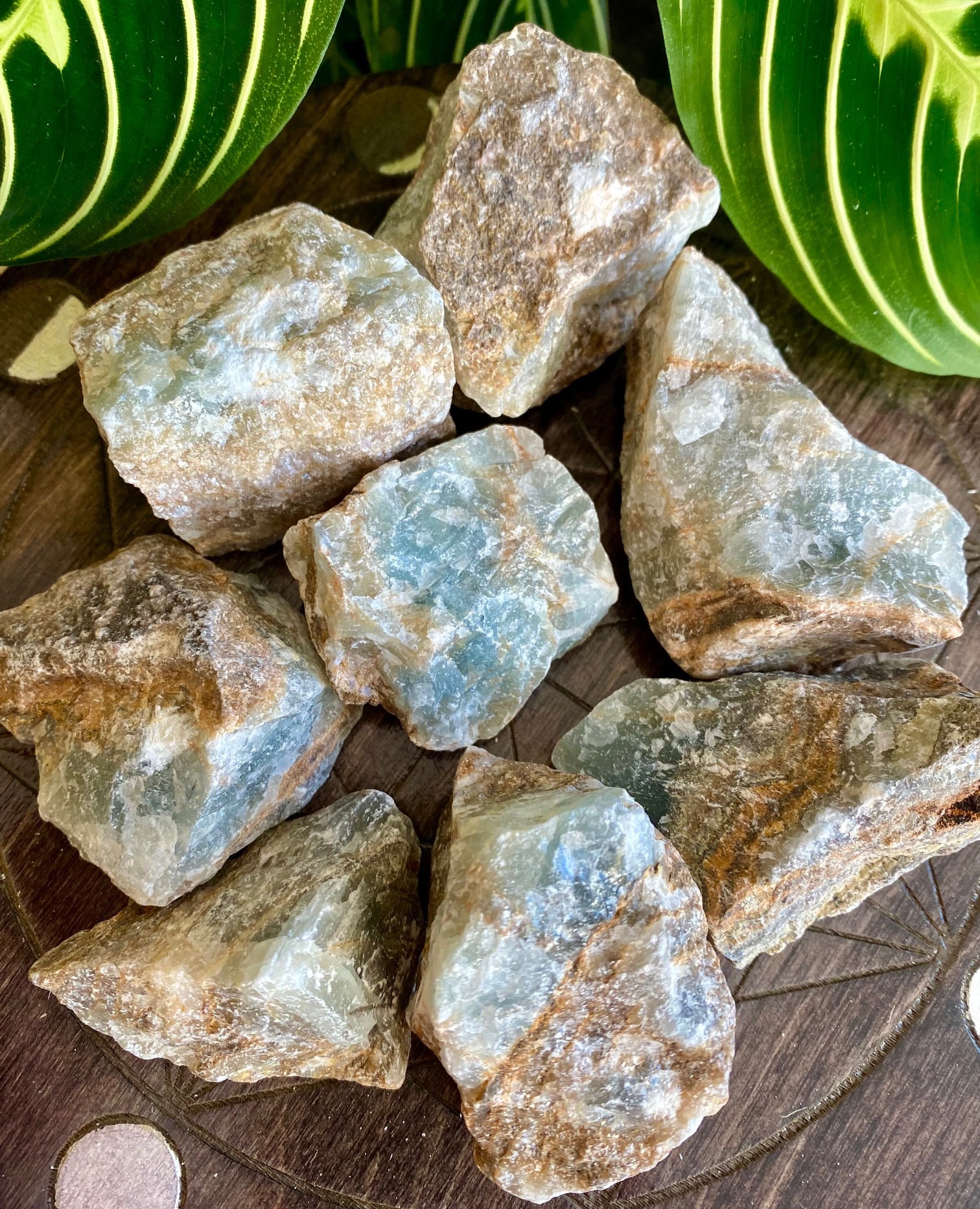 Blue Onyx Stone , Natural Gemstone Crystal Raw Rough Chalcedony , Large Intuitively Chosen