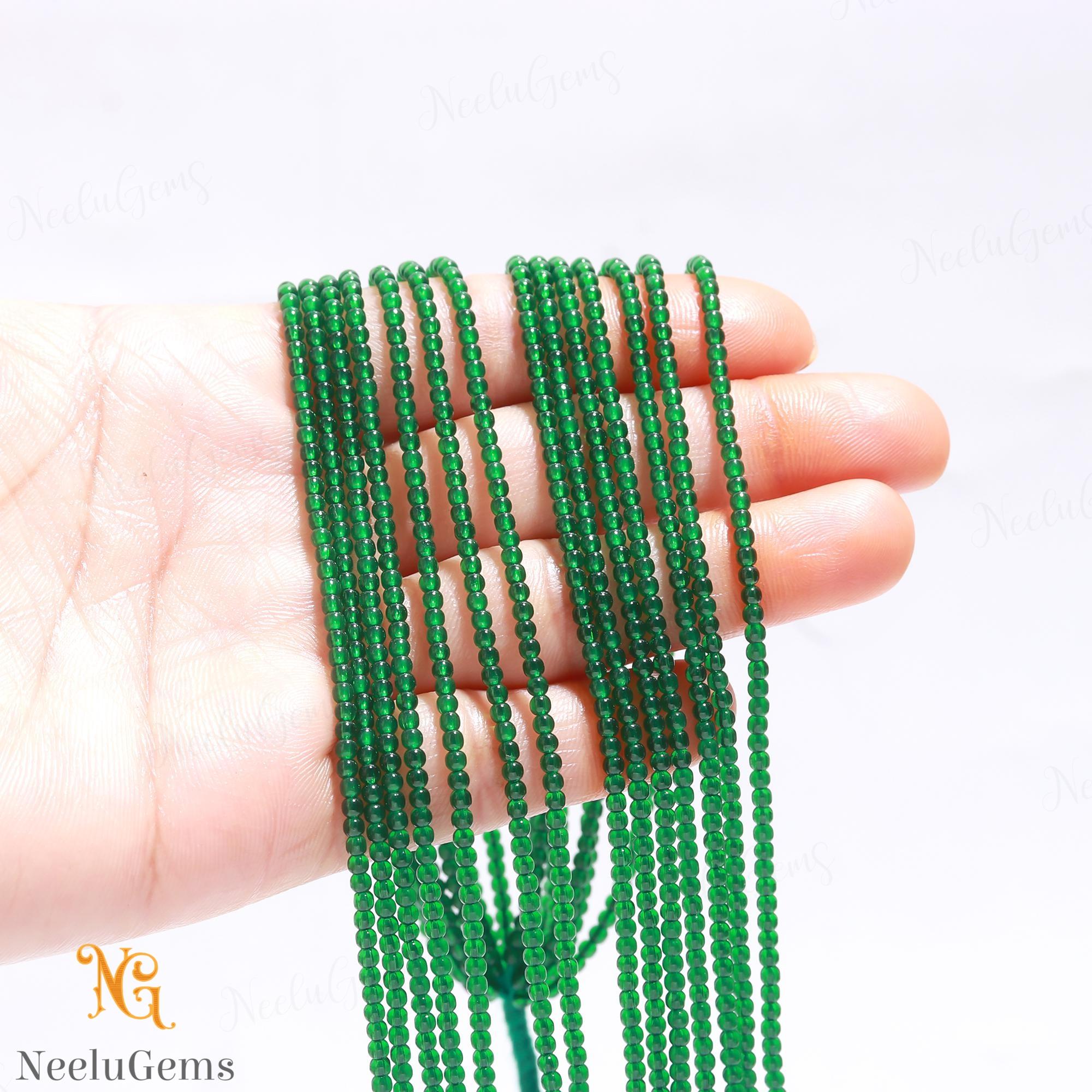 Aaa+ Green Onyx Smooth Beads,2.2-2.3 Mm Green Onyx Tiny Rondelle Beads,13"gemstone Beads For Handmade Jewelry Aaa+ Green Onyx Smooth Beads,2.2-2.3 Mm Green Onyx Tiny Rondelle Beads,13"gemstone Beads For Handmade Jewelry