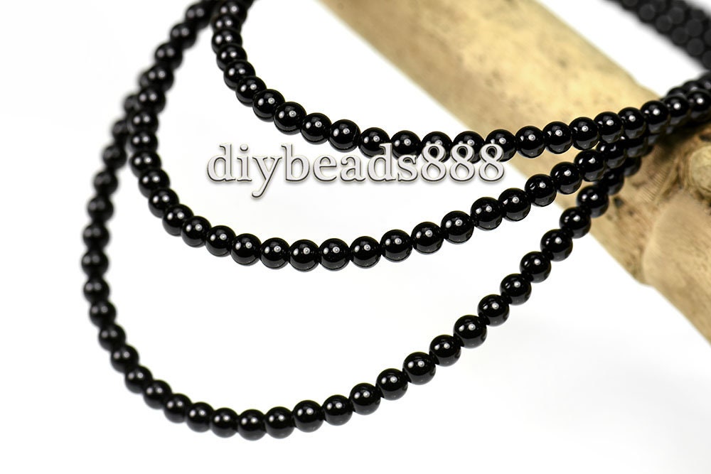 Black Onyx,15 Inch Full Strand Natural Black Onyx Smooth Round Beads 2mm 3mm For Choice Black Onyx,15 Inch Full Strand Natural Black Onyx Smooth Round Beads 2mm 3mm For Choice