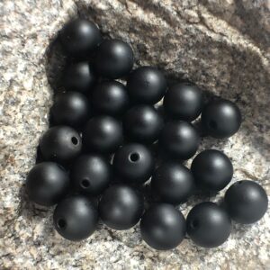 Matte Black Onyx Beads, Onix Frosted Stone Beads, Round Stone Jewelry Beads, 4mm 6mm 8mm 10mm 12mm 5-200pcs
