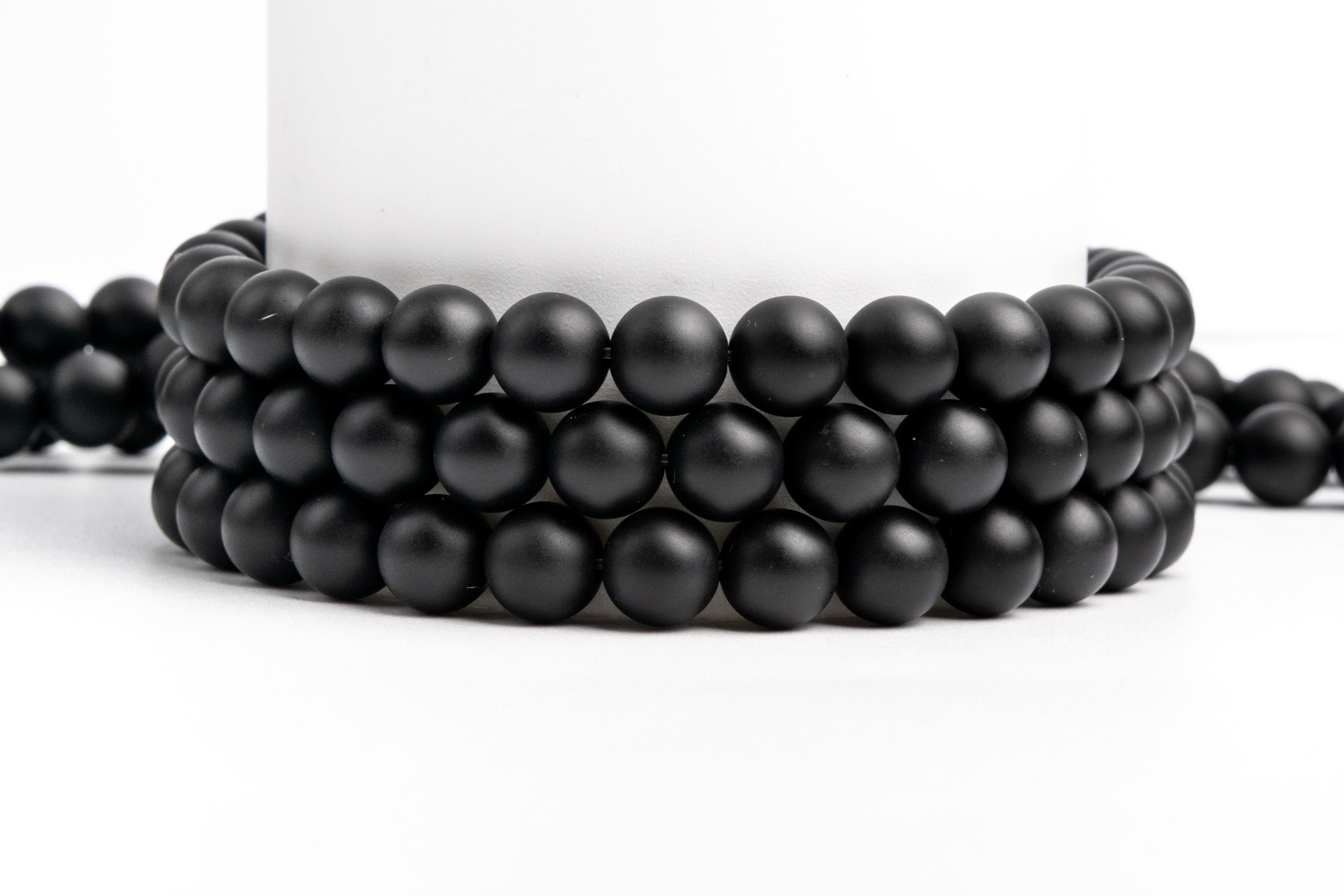 Natural Matte Black Onyx Gemstone Grade Aaa Round 6mm 7-8mm 10mm Loose Beads Natural Matte Black Onyx Gemstone Grade Aaa Round 6mm 7-8mm 10mm Loose Beads