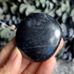 Black Onyx Palm Stone
