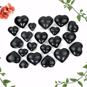 Black Onyx Polished Hearts