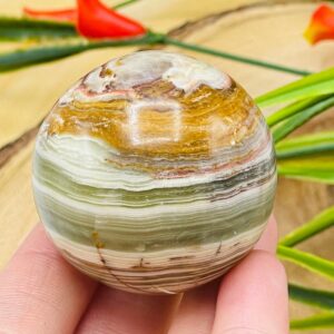 Green Onyx Sphere, Crystal Ball, Healing Crystal, Metaphysical Decor