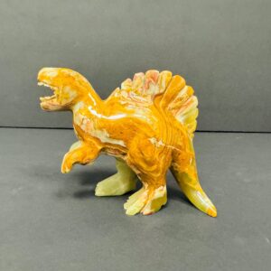 Green Onyx Spinosaurus Figurine, Dinosaurs Standing Statue, Healing Crystal, 6 inches