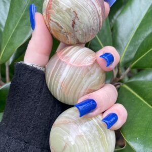 Onyx Sphere, Banded Onyx Sphere, Crystal Sphere, Qty. 1 Sphere