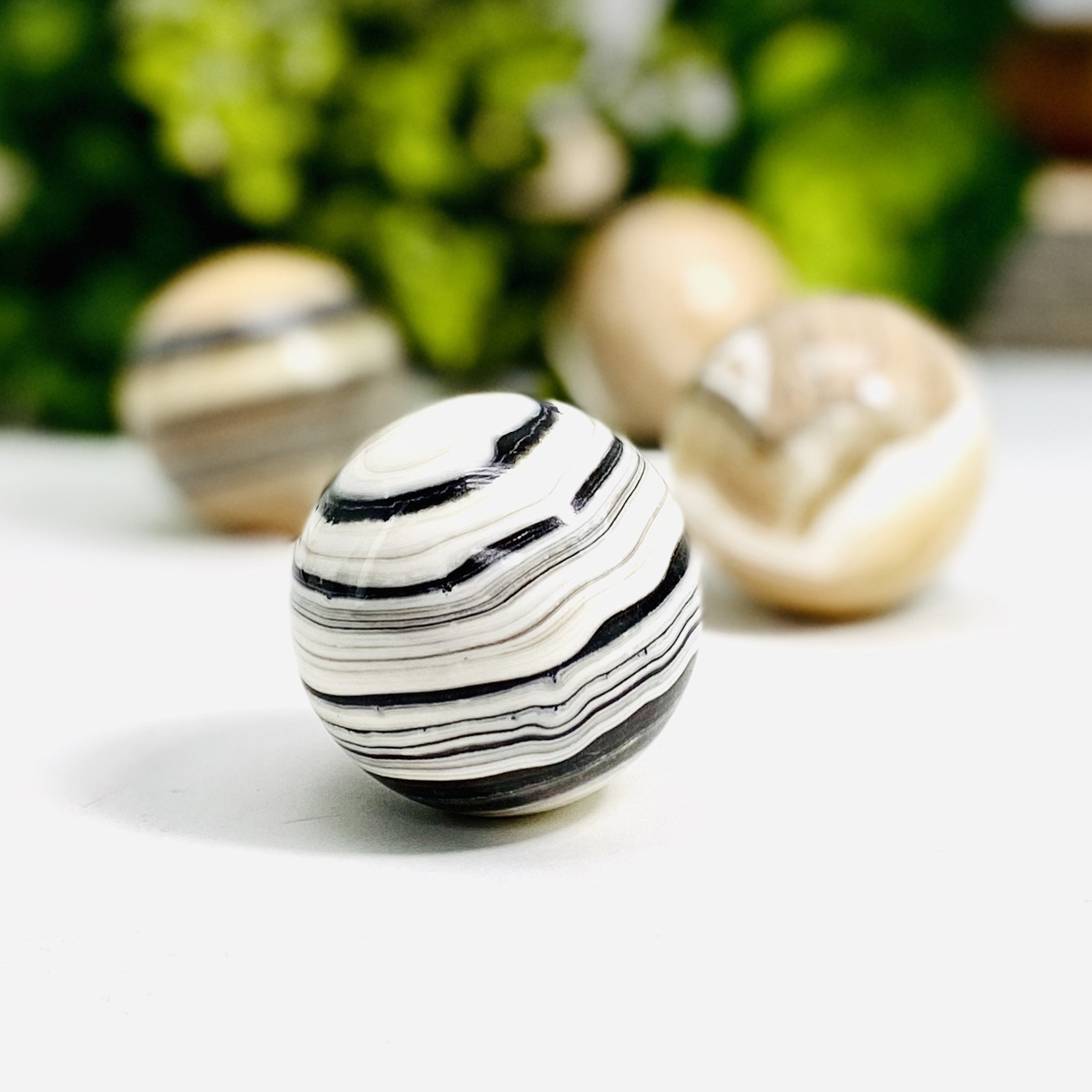 Zebra Onyx 5cm Polished Spheres