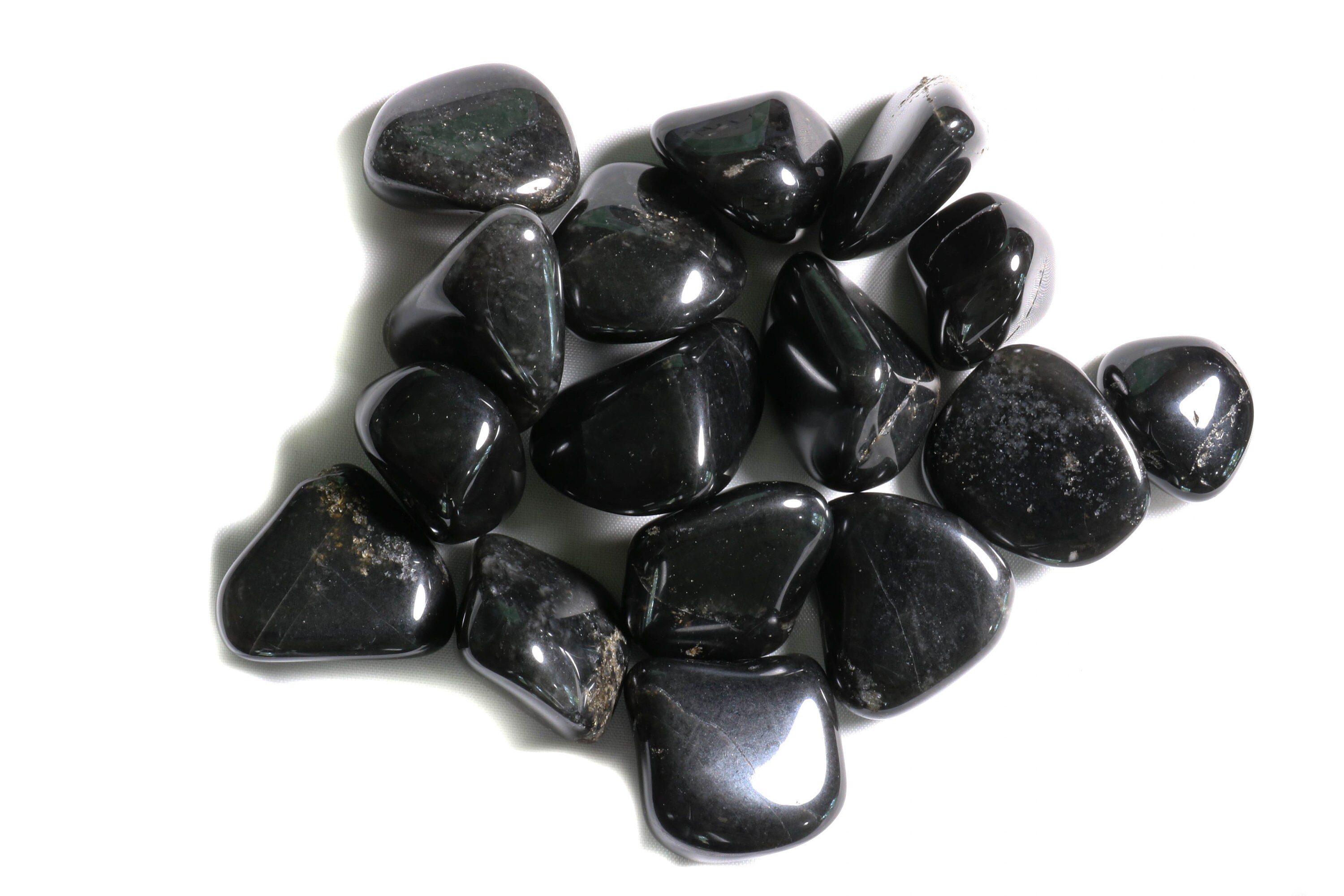 Black Onyx • Tumbled & Polished • Protective Root Stone Black Onyx • Tumbled & Polished • Protective Root Stone