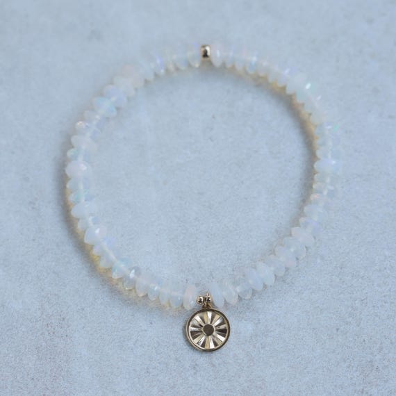 14k Gold Ethiopian Welo Opal Dainty Bracelet. Opal Sun Bracelet | Gold Opal | Aaa Quality Opal Delicate Stacking Bracelet 14k Gold Ethiopian Welo Opal Dainty Bracelet. Opal Sun Bracelet | Gold Opal | Aaa Quality Opal Delicate Stacking Bracelet