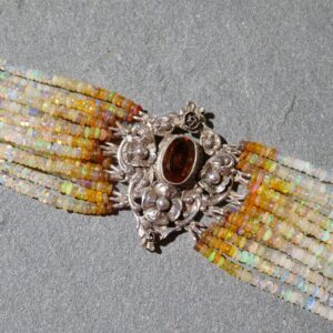 Peruzzi Bracelet, Ethiopian Opal Jewelry, Multi Strand Gemstone Bracelet