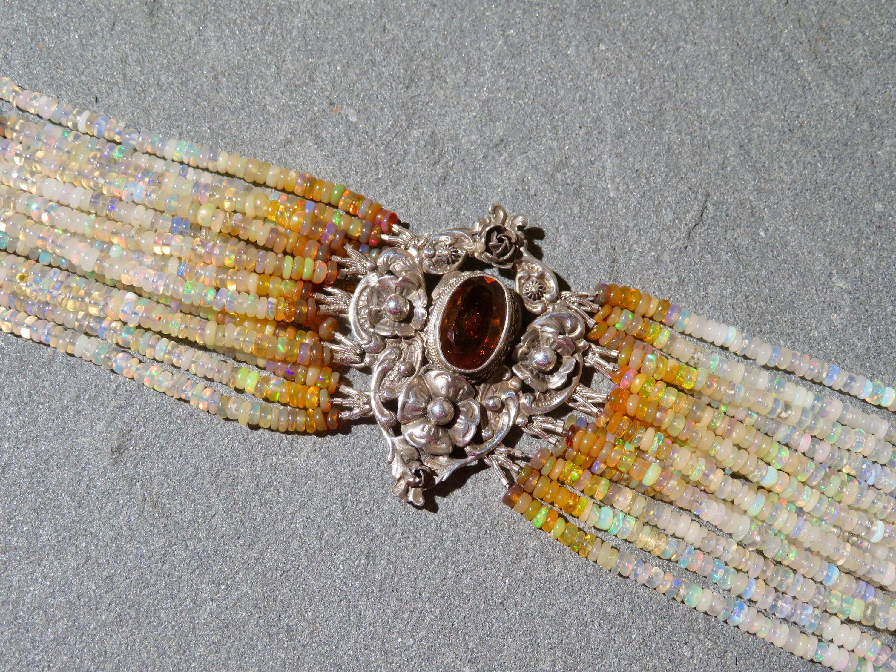 Peruzzi Bracelet, Ethiopian Opal Jewelry, Multi Strand Gemstone Bracelet Peruzzi Bracelet, Ethiopian Opal Jewelry, Multi Strand Gemstone Bracelet