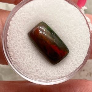 Black Opal Cabochon Gemstones- 3.9 Ct
