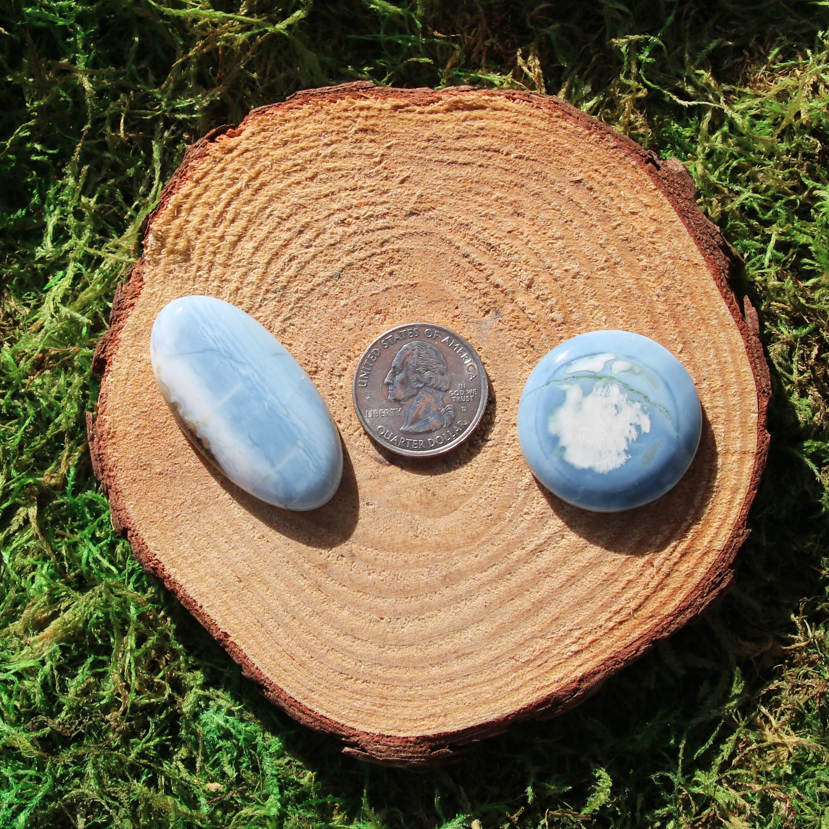 Blue Opal Cabochons #a-b*