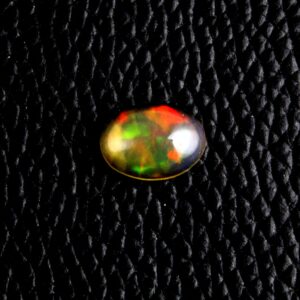 Ethiopian Opal Cabochon: Oval Fire Opal Gemstone (8.5x11.5 Mm)